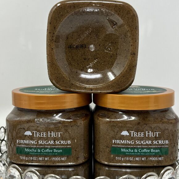 Lot of 3 Tree Hut Firming Sugar Scrub Mocha & Coffee Bean~New Rare -~ HTF - Picture 4 of 5